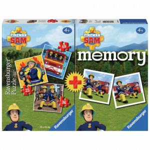 Puzzle si Joc Memory Pompierul Sam, 25/36/49 Piese - Img 2