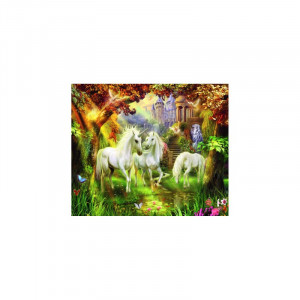 Puzzle Unicorni In Padure, 1000 Piese - Img 2