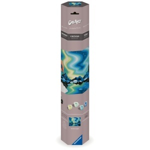 Ravensburger - Pictura pe numere Tablou Canvas Aurora Boreala - Img 3