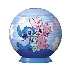 Ravensburger - Puzzle 3D bila Disney Stitch Angel si Stitch 54 piese - Img 3