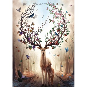 Ravensburger - Puzzle cerb fantastic 1000 piese design nou - Img 3