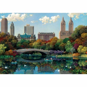 Ravensburger - Puzzle podul Bow Central Park New York 1000 piese - Img 3