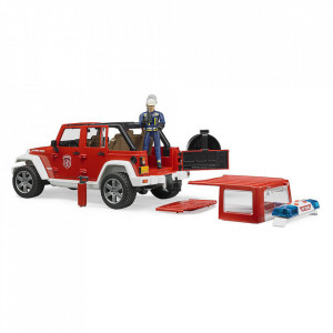 Bruder - Jeep Wrangler Unlimited Rubicon De Pompieri Cu Figurina - Img 2