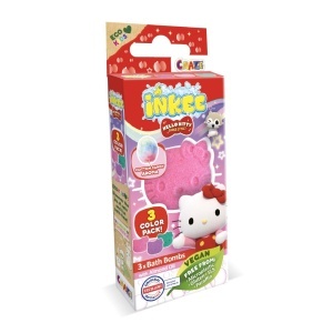Craze - Bombe de baie Inkee 3 buc asortate in forma de Hello Kitty - Img 3