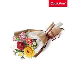 Cubic Fun - Buchet de Flori asortate 3D 363 piese - Img 3