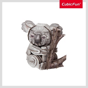 Cubic Fun - National Geographic Animale Salbatice Puzzle 3D Koala 60 piese - Img 4