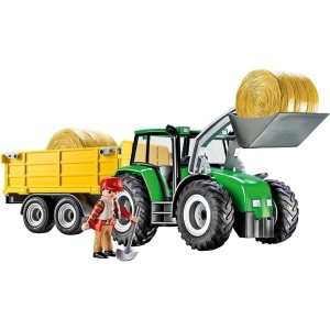 Playmobil - Tractor cu remorca si incarcator frontal - Img 2
