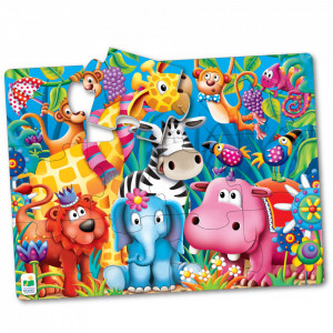 Primul Meu Puzzle De Podea - Animale In Jungla - Img 3