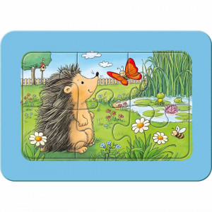 Puzzle Animale In Gradina, 3X6 Piese - Img 4