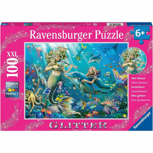Puzzle Cu Sclipici Frumuseti Subacvatice, 100 Piese