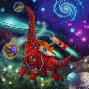 Puzzle Dinozauri In Spatiu, 3X49 Piese - Img 4