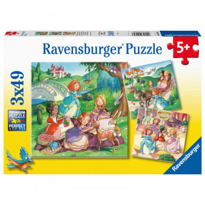 Puzzle Micile Printese, 3X49 Piese - Img 2