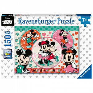 Puzzle Mickey Si Minnie, 150 Piese - Img 2