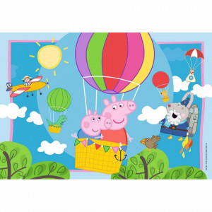 Puzzle Peppa Pig, 2X12 Piese - Img 3