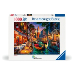 Ravensburger - Puzzle Venetia in lumina noptii 1000 piese - Img 2