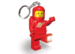 Breloc cu lanterna LEGO astronaut - rosu (LGL-KE10-R)