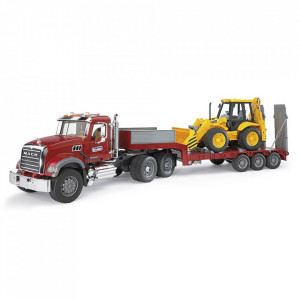 Bruder Camion Incarcare Mack Granite Si Buldoexcavator Jcb 4Cx - Img 3
