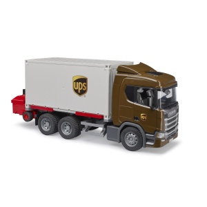 Bruder camion UPS Scania Super 560R si stivuitor - Img 5