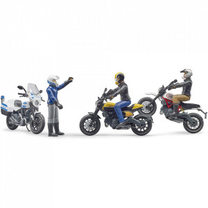 Bruder - Motocicleta De Politie Scrambler Ducati Si Politist - Img 3