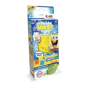 Craze - Bombe de baie Inkee 3 buc asortate in forma de SpongeBob - Img 3