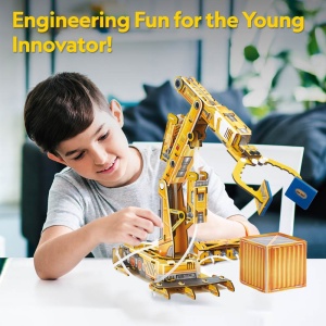 Cubic Fun - Puzzle 3D brat robotic hidraulic 185 piese - Img 5