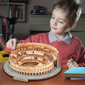 Cubic Fun - Puzzle 3D Colosseum nivel complex 163 piese - Img 4