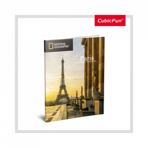 Cubic Fun - Puzzle 3D si Brosura-Notre Dame Paris 128 Piese - Img 3