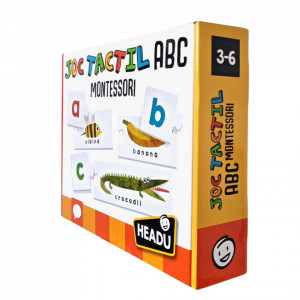 Headu Montessori - Joc Tactil Abc Romana - Img 4