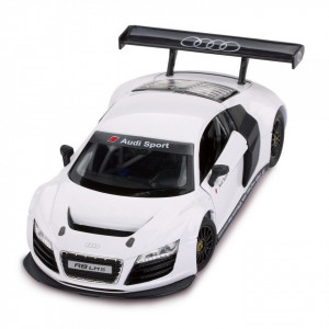Masinuta Metalica Audi R8 Alb Scara 1 La 24 - Img 6
