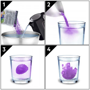 National Geographic - Kit Creativ Laborator De Crestere Cristale Violet - Img 4