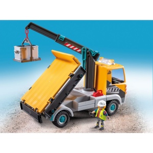 Playmobil - Camion de constructii cu macara Playmobil - Img 5