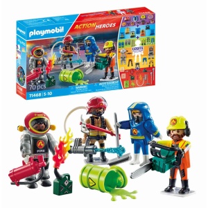 Playmobil-CREEAZA PROPRIA FIGURINA ECHIPA DE POMPIERI
