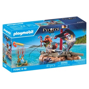 Playmobil - Pluta piratilor cu comoara Playmobil - Img 2