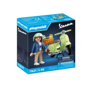Playmobil - Vespa verde cu o femeie - Img 2