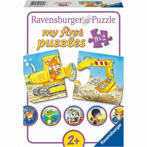 Puzzle Animale Muncitoare, 9X2 Piese - Img 2