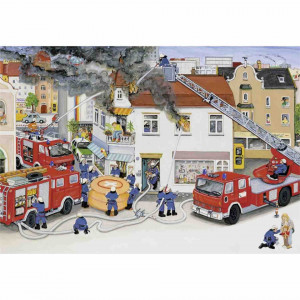 Puzzle Brigada De Pompieri, 2X24 Piese - Img 2