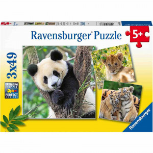 Puzzle Panda, Leu Si Tigru, 3X49 Piese - Img 4
