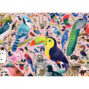 Puzzle Pasarile Lui Matt Sewell, 1000 Piese - Img 2