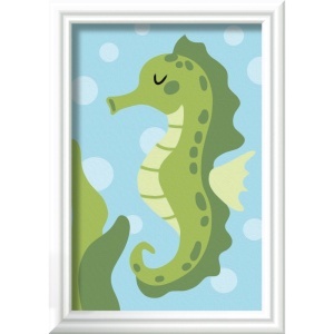 Ravensburger - CreArt pictura pe numere pentru copii calut de mare prietenos - Img 3