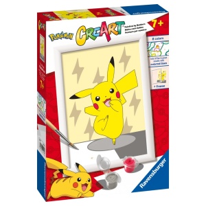 Ravensburger - CreArt pictura pe numere pentru copii Pickachu - Img 2