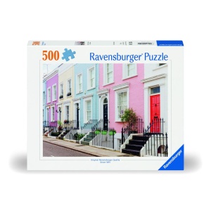 Ravensburger - Puzzle case colorate 500 piese design nou
