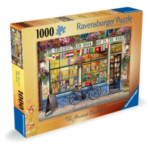 Ravensburger - Puzzle librarie grozava 1000 piese design nou - Img 3