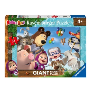 Ravensburger - Puzzle mare de podea Masha si ursul 24 piese - Img 2