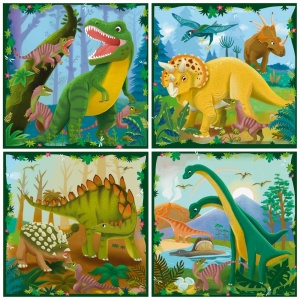 Ravensburger - Puzzle Up dinozauri 4 puzzle 25 36 42 56 piese - Img 3