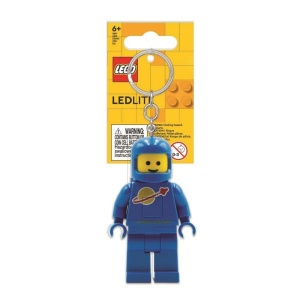 Breloc cu lanterna LEGO astronaut - albastru (LGL-KE10)
