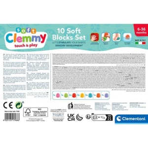 Clementoni - Soft Clemmy set 10 cuburi - Img 2