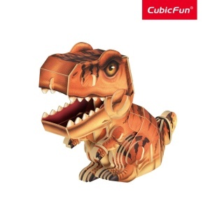 Cubic Fun - National Geographic Dinozauri Puzzle 3D Tiranozaur 47 piese - Img 4