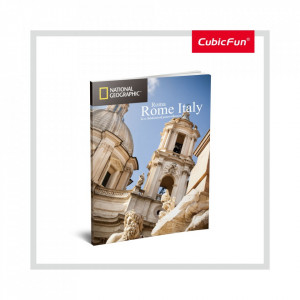 Cubic Fun - Puzzle 3D si Brosura-Colosseum 131 Piese - Img 3