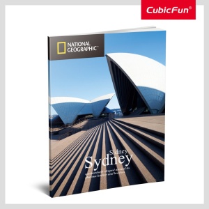Cubic Fun - Puzzle 3D si brosura opera din Sydney 86 piese - Img 3
