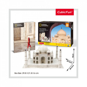 Cubic Fun - Puzzle 3D si Brosura-Taj Mahal 87 Piese - Img 2